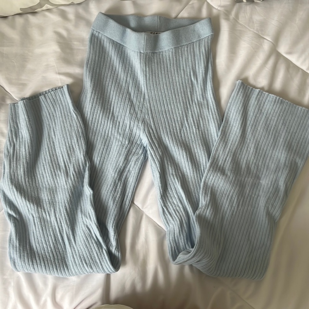 Grey Bandit blue knit pants